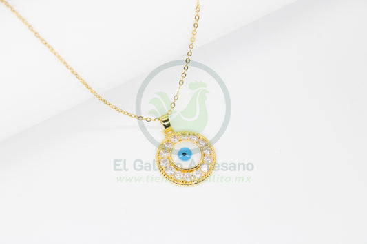 Collar Cobre MD24 | Ojo Blanco