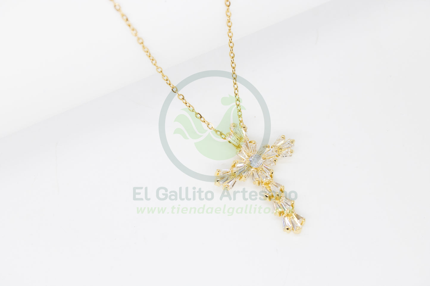 Collar Cobre MD54 | Cruz Gotas