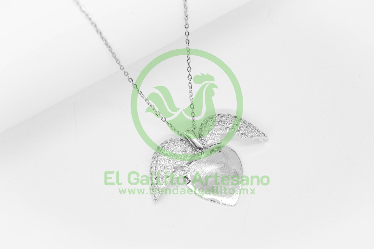 Collar Cobre MD70 | Corazón Movible Plat