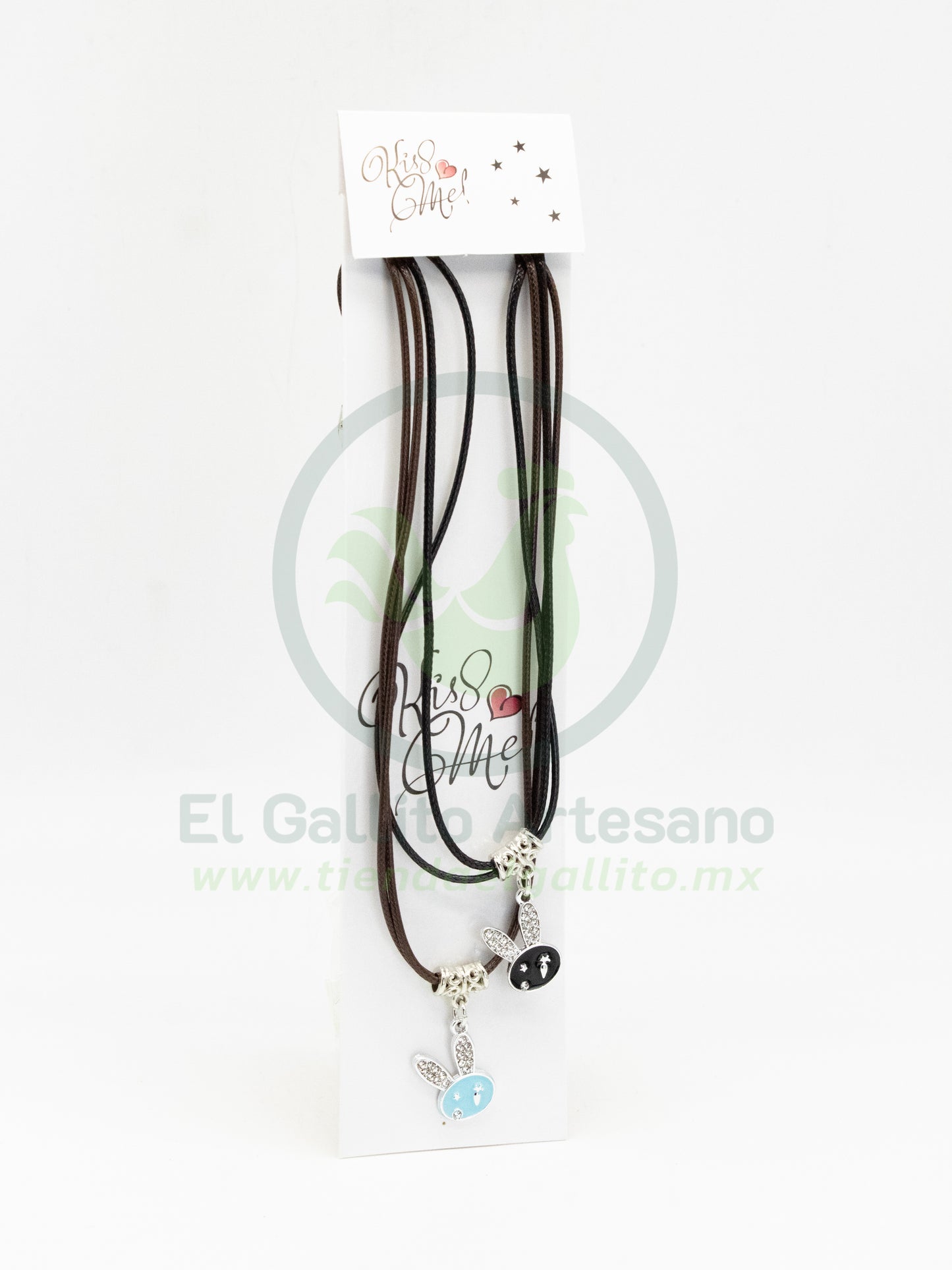 Collar Pareja MD01 | Conejito Azul/Bl