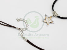 Cargar imagen en el visor de la galería, Collar Pareja MD03 | Estrella Dream B/N
