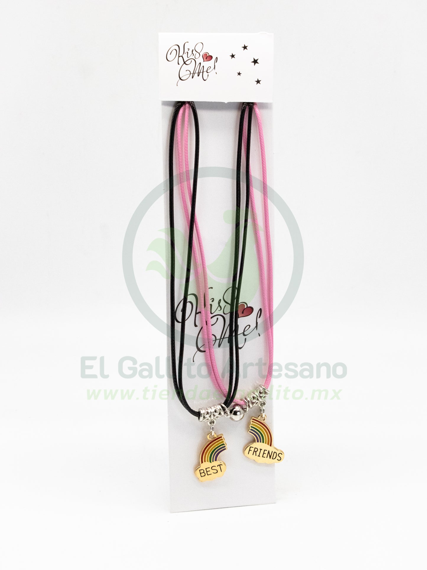 Collar Pareja MD11 | Best Friends Arcoiris