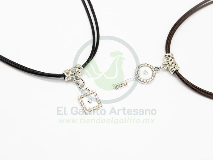 Collar Pareja MD12 | Llave y Candado