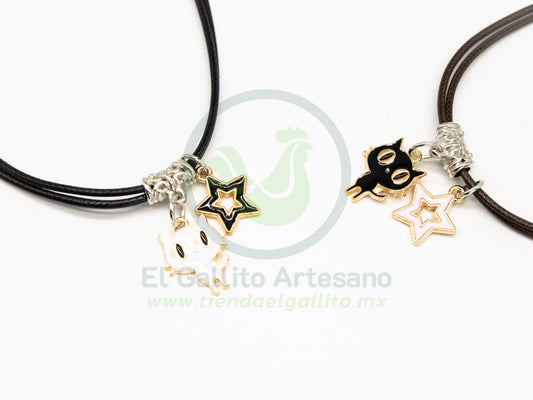 Collar Pareja MD13 | Gato y Estrella