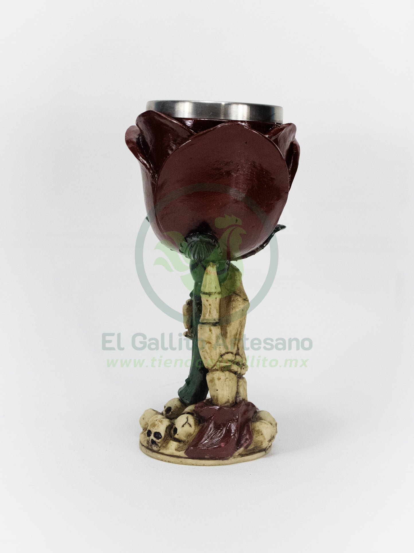 Copa 25-1 #1 | Mano Esqueleto Rosa Roja