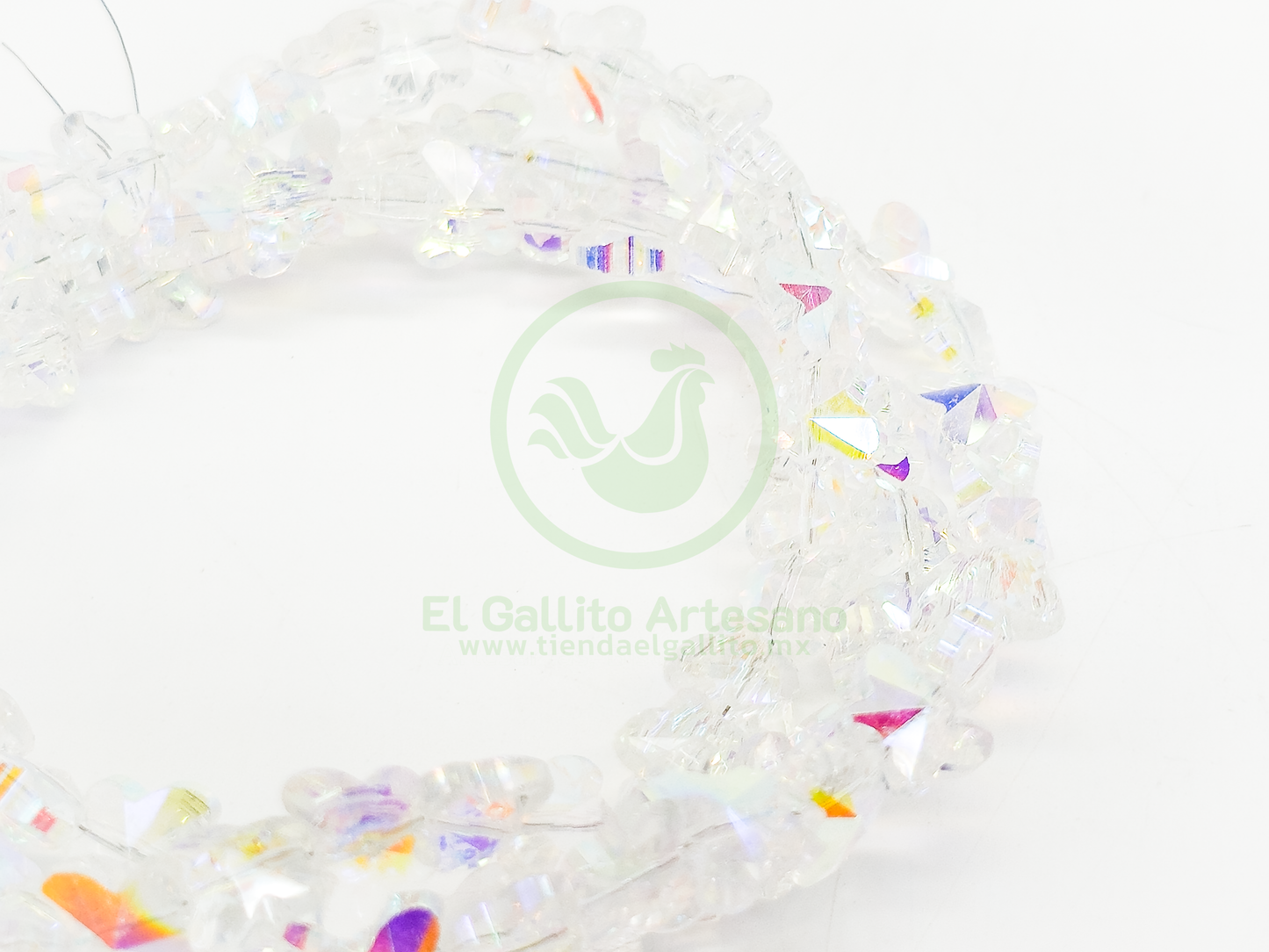 Cristal Mariposa 10mm | Colores