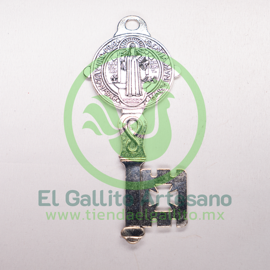 Dije #461 Llave San Benito Jumbo Niquelada