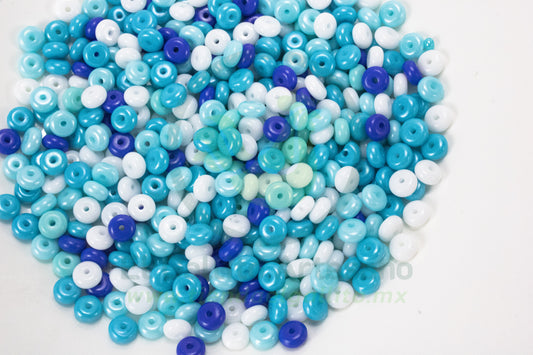 Dona Cristal 3*6 6mm | Mix Azul