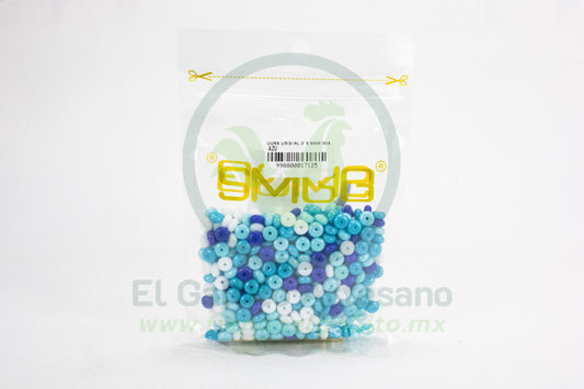 Dona Cristal 3*6 6mm | Mix Azul