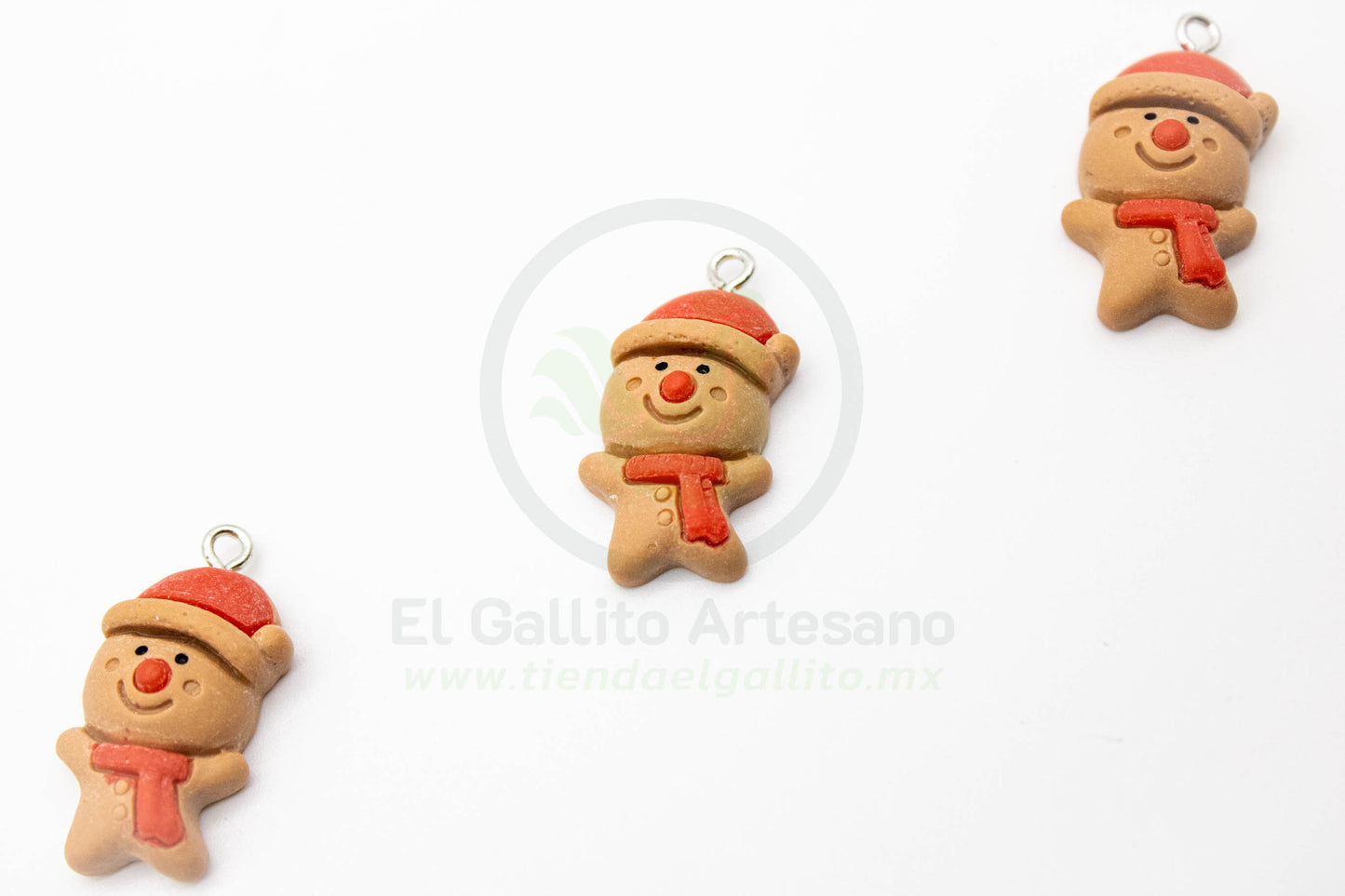 Muñeco de Galleta - Dije Acrílico Navidad