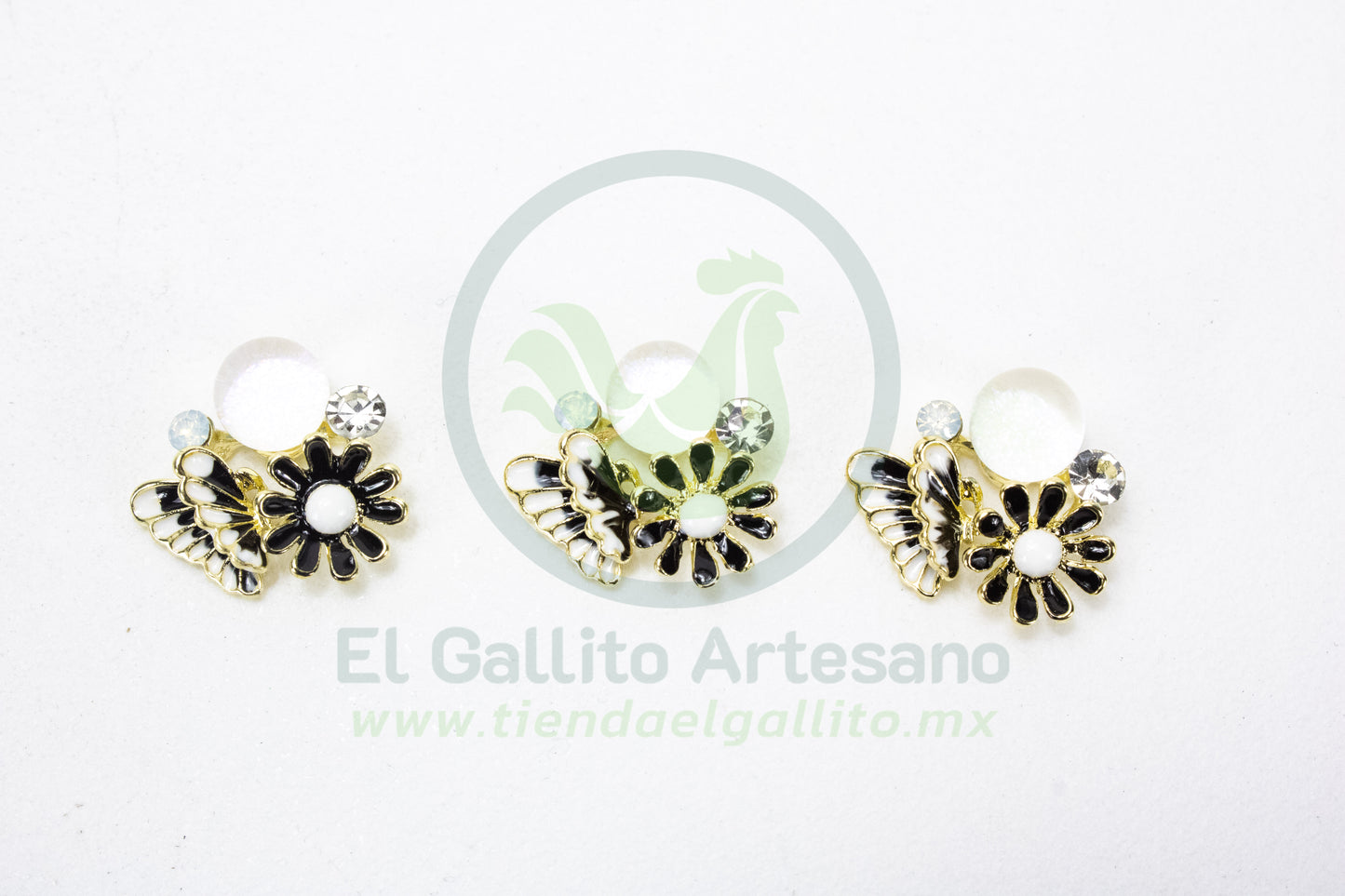 Dije #4 Esmaltado | Bola Flor Color