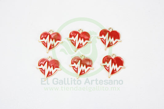 Dije #5 Esmaltado | Corazón Vital