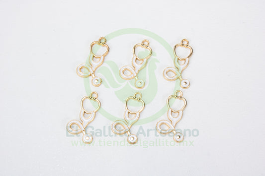 Dije #5 Esmaltado | Estetoscopio