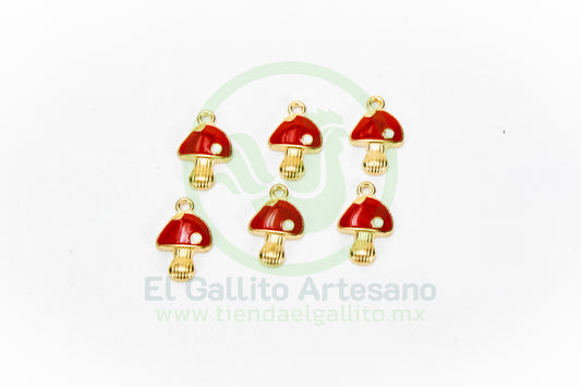 Dije #5 Esmaltado | Hongo Varios