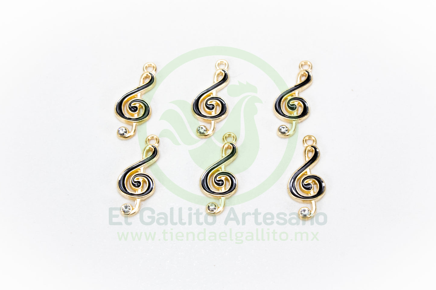 Dije #5 Esmaltado | Musicales Varios