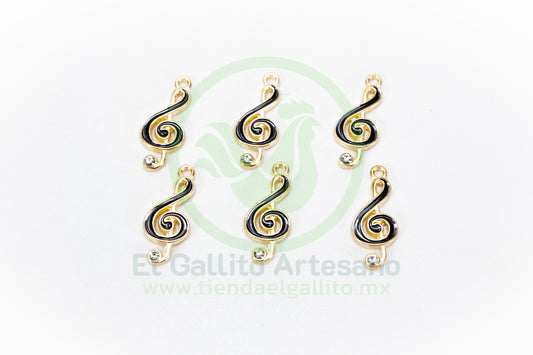 Dije #5 Esmaltado | Musicales Varios