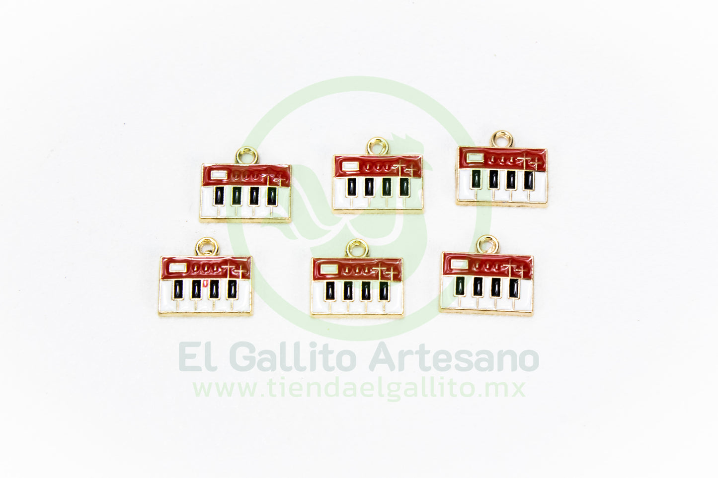 Dije #5 Esmaltado | Teclado Colores