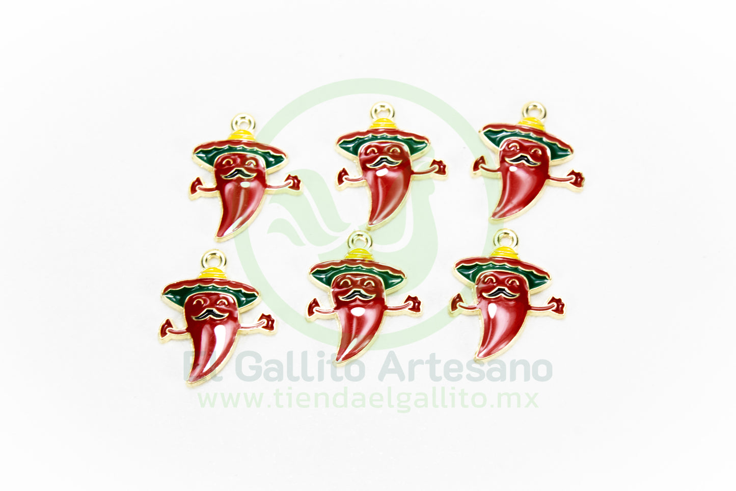 Dije #5 Esmaltado | Viva México Varios