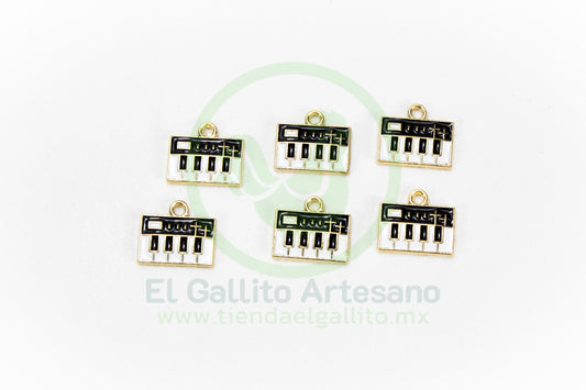 Dije #5 Esmaltado | Teclado Colores