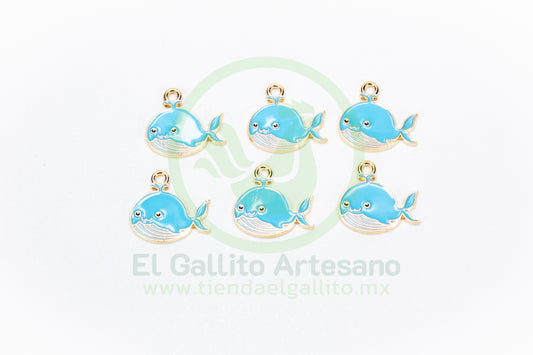 Dije #5 Esmaltado | Animalito Mar