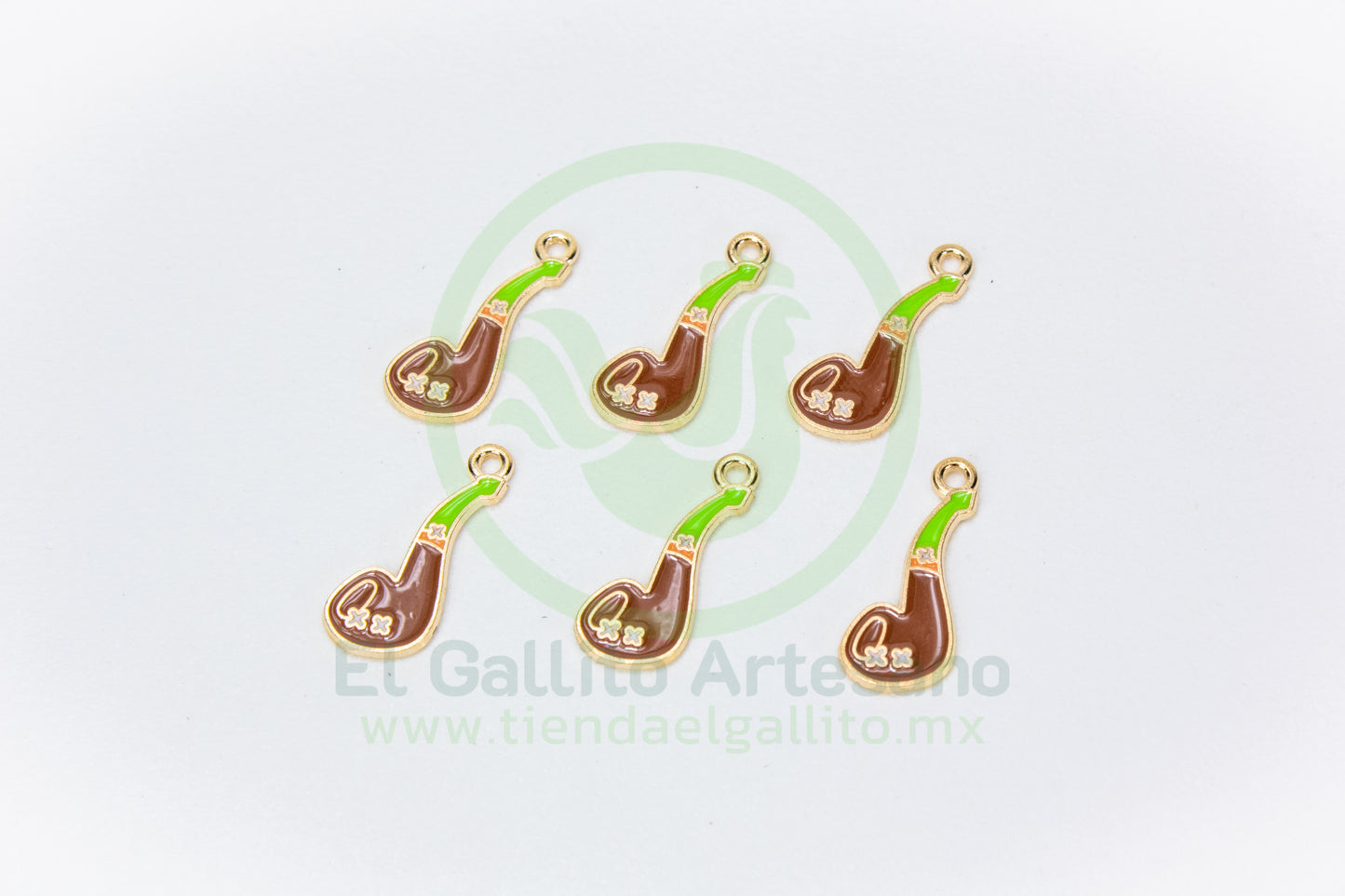 Dije #5 Esmaltado | Pipa Sherlock