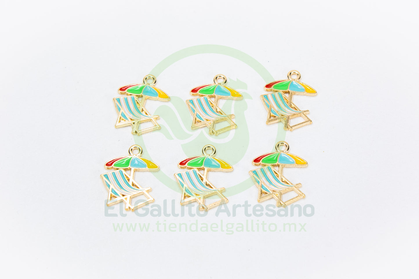 Dije #5 Esmaltado | Playa