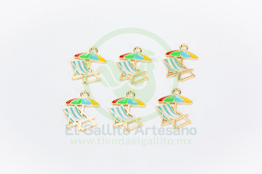 Dije #5 Esmaltado | Playa