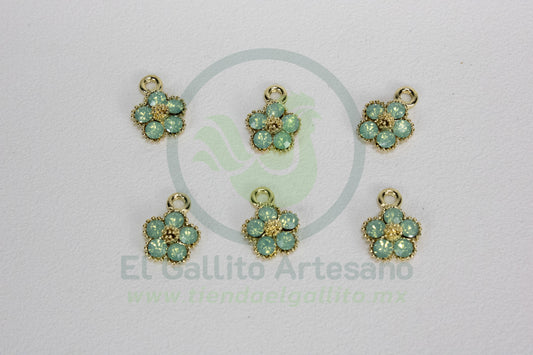 Dije #2 Esmaltado | Flor Cristal