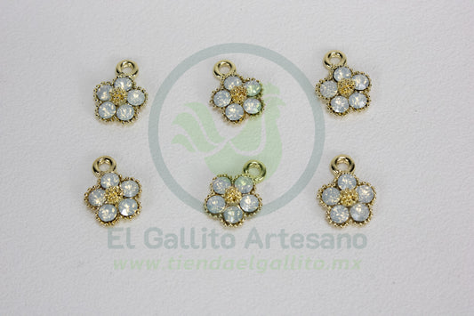 Dije #2 Esmaltado | Flor Cristal