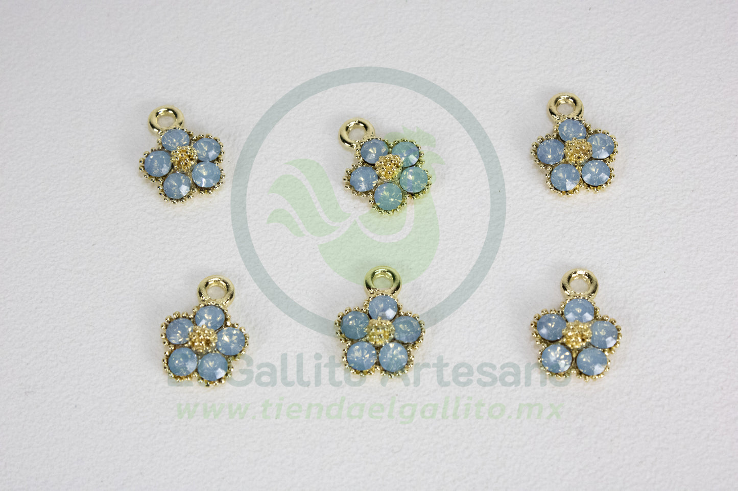Dije #2 Esmaltado | Flor Cristal
