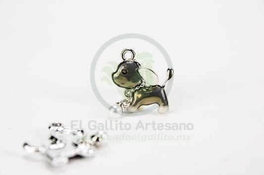 Perro Correa | Dije Esmaltado Mini