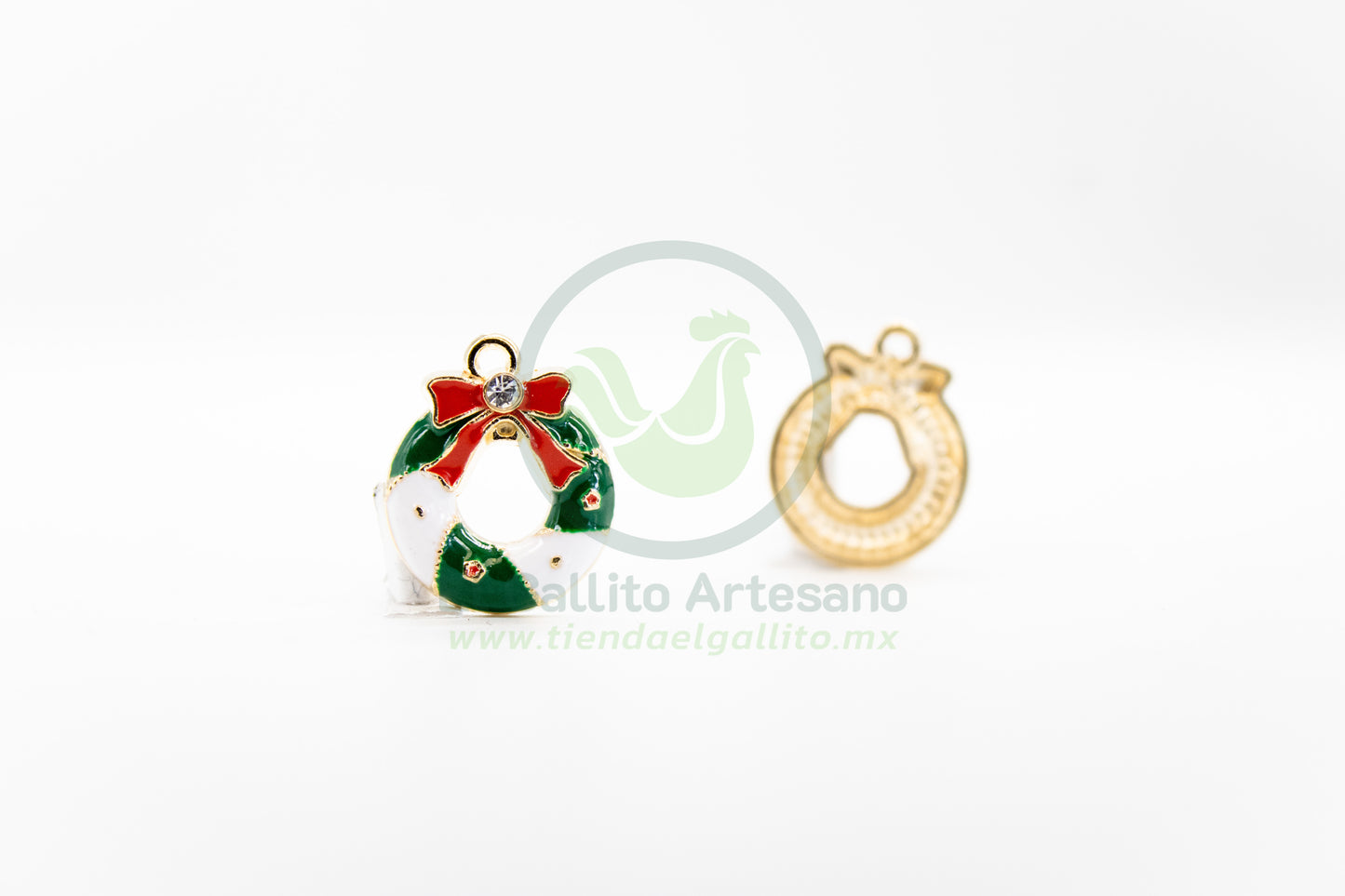 Corona Navideña - Dije Metal Navideño