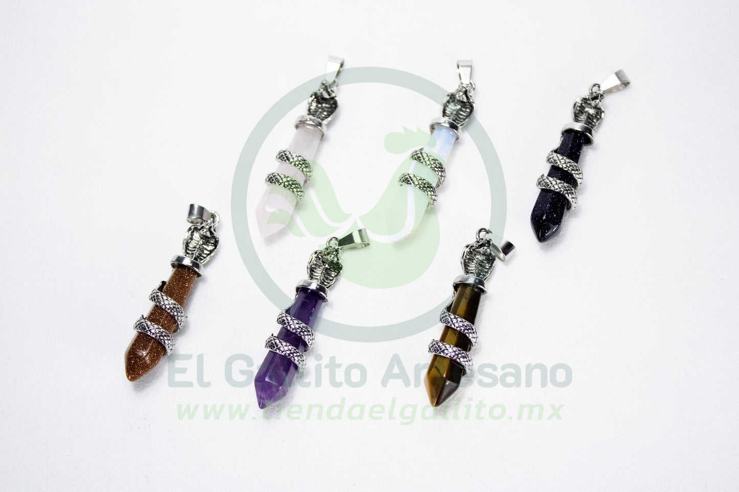 Dije #14 Piedra Obelisco Cobra