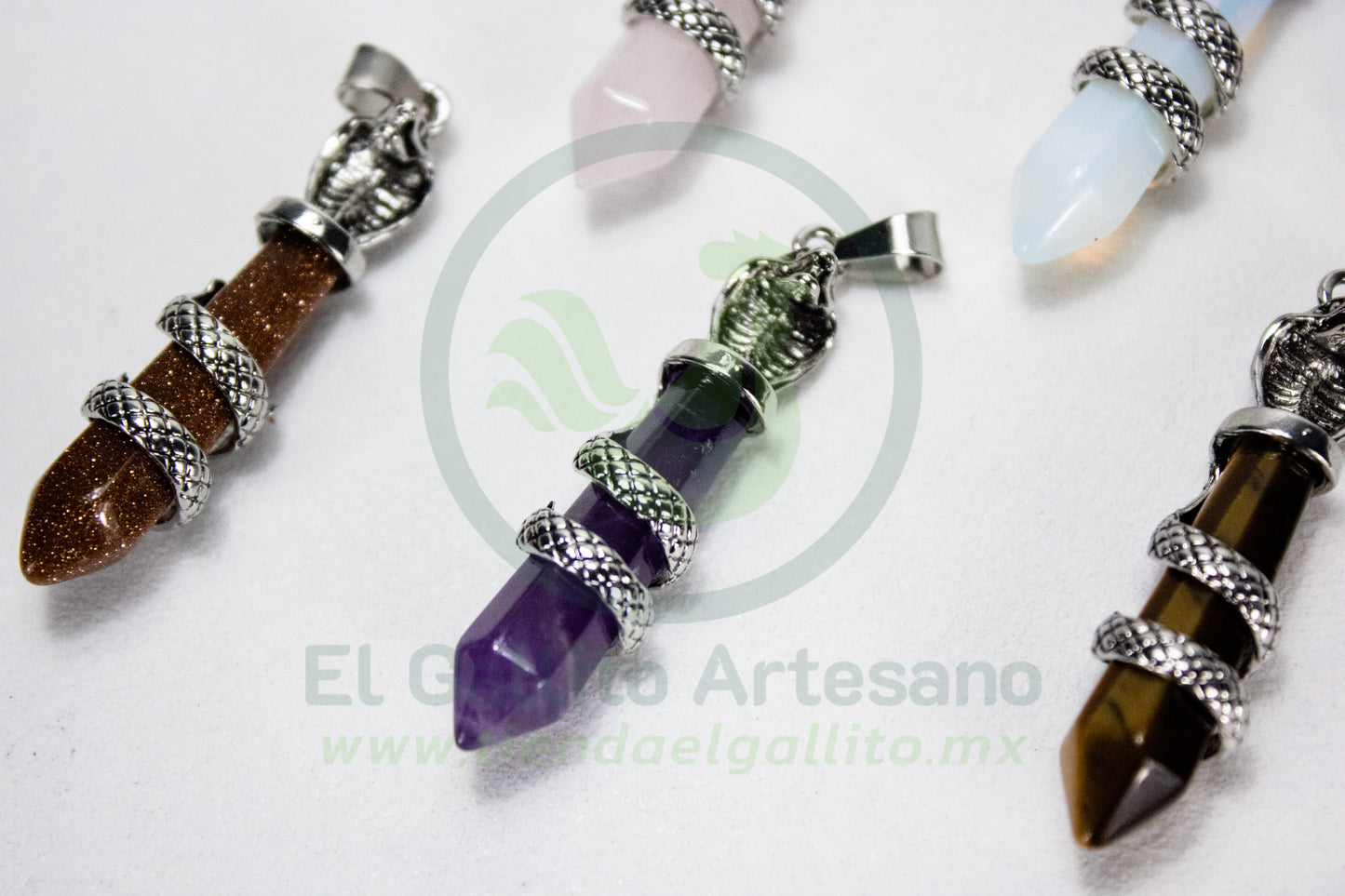 Dije #14 Piedra Obelisco Cobra