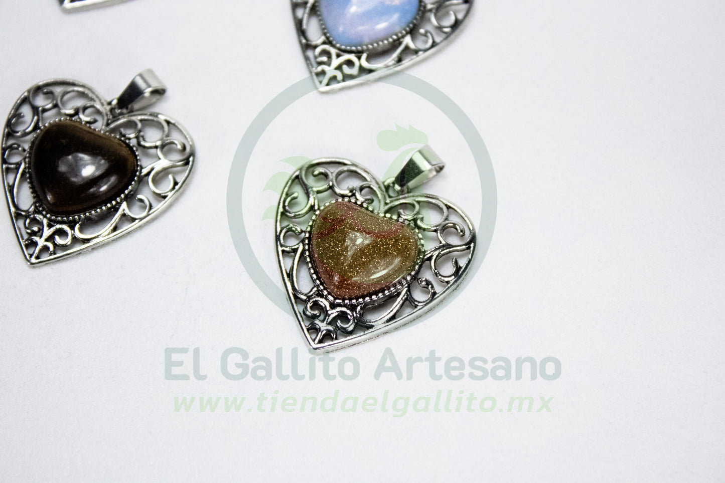 Dije #15 Piedra Corazon