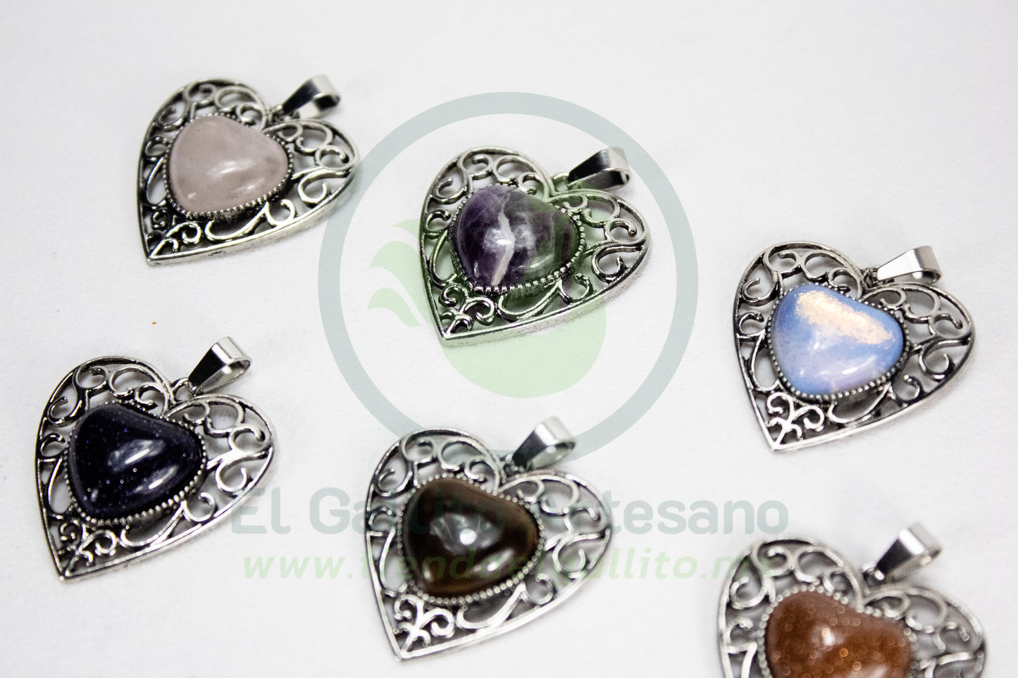 Dije #15 Piedra Corazon