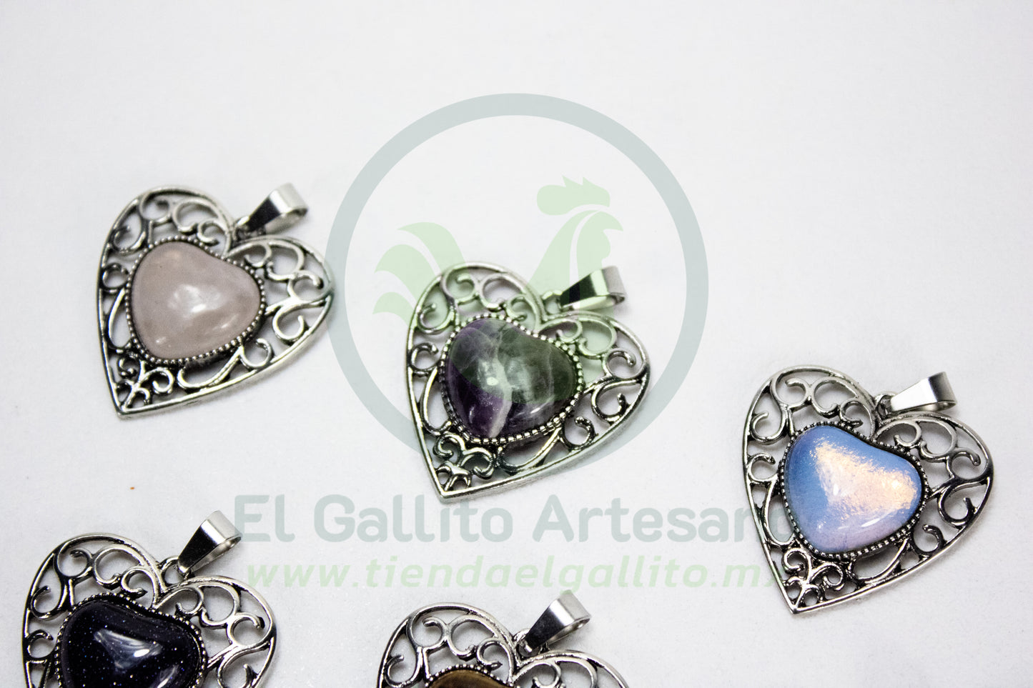 Dije #15 Piedra Corazon