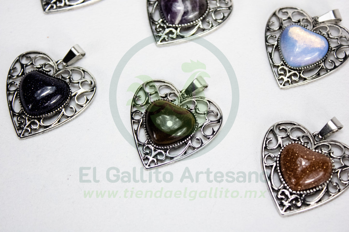 Dije #15 Piedra Corazon