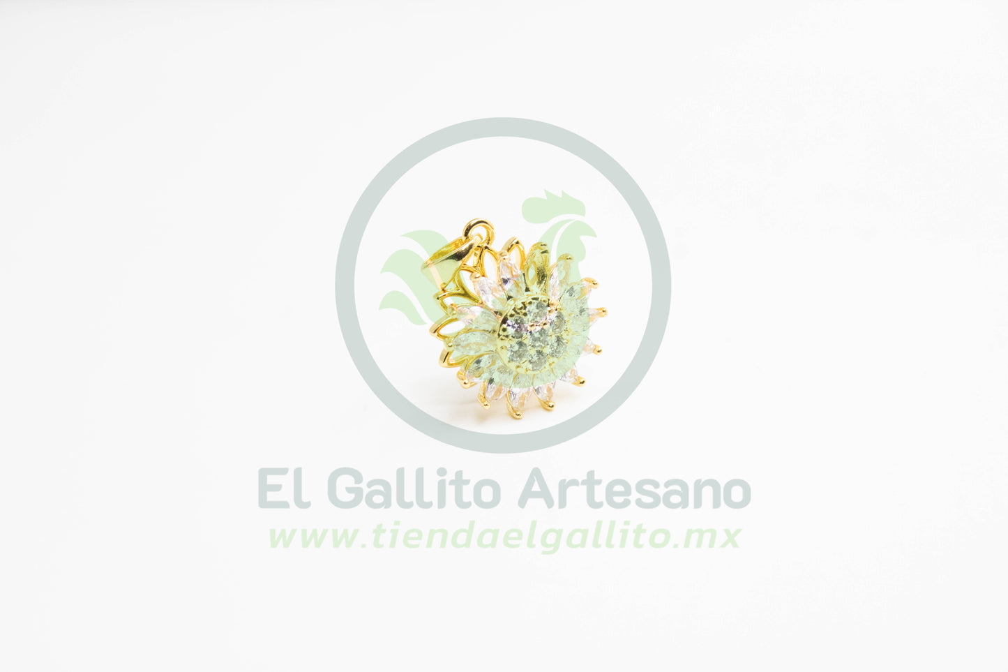 Dije Zirconia #163 | Margarita Giratorio