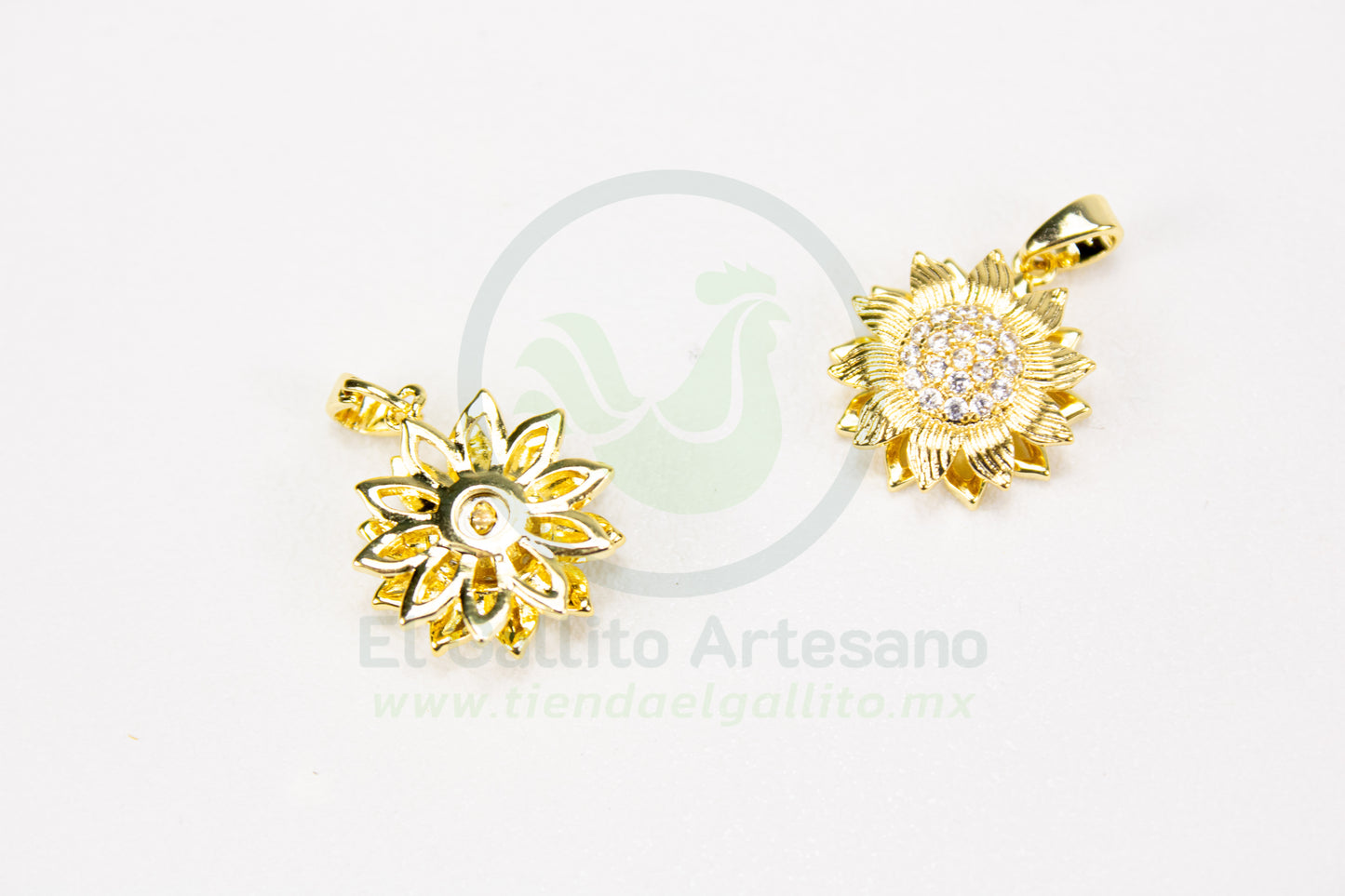 Dije Zirconia #231 | Girasol Movible