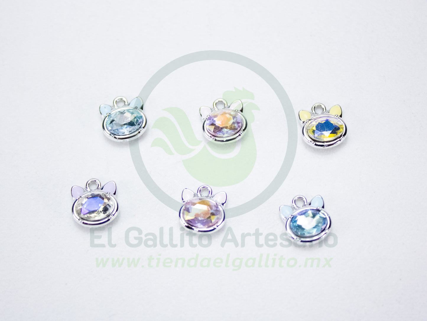 Dije #1 Esmaltado | Cabeza De Gato