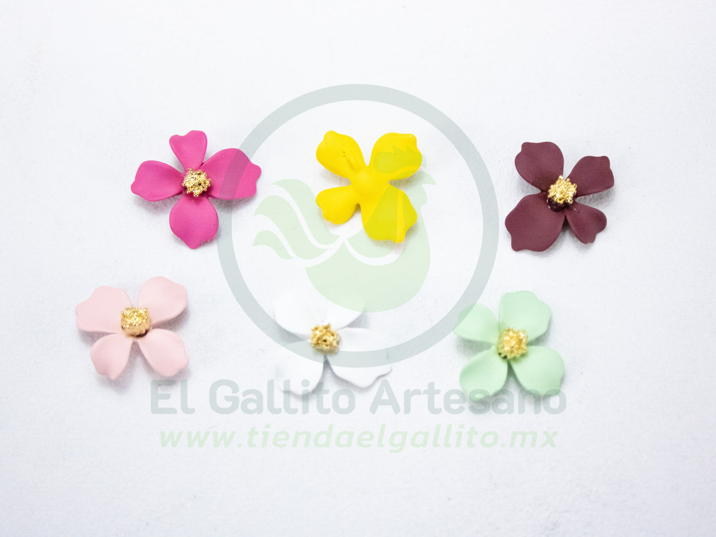 Dije #1 Esmaltado | Flor Jumbo