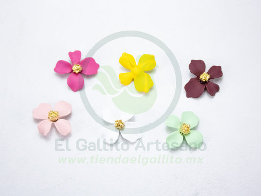 Dije #1 Esmaltado | Flor Jumbo