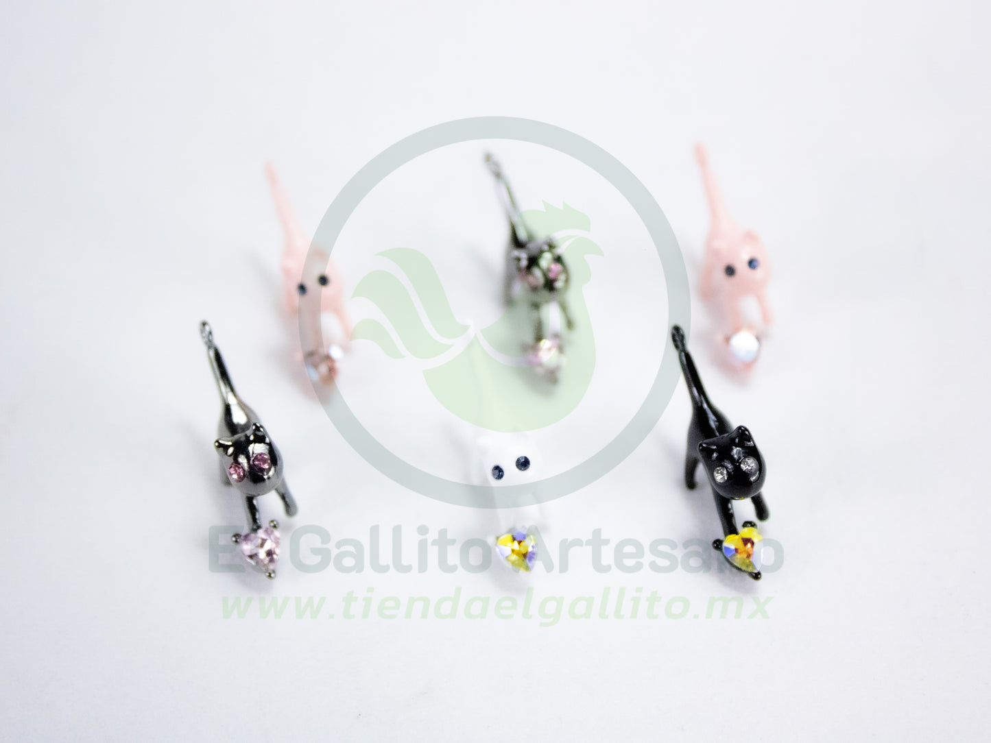 Dije #1 Esmaltado | Gato 3D