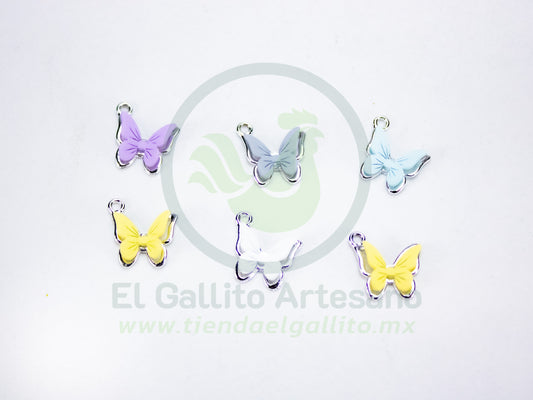 Dije #1 Esmaltado | Mariposa Doble