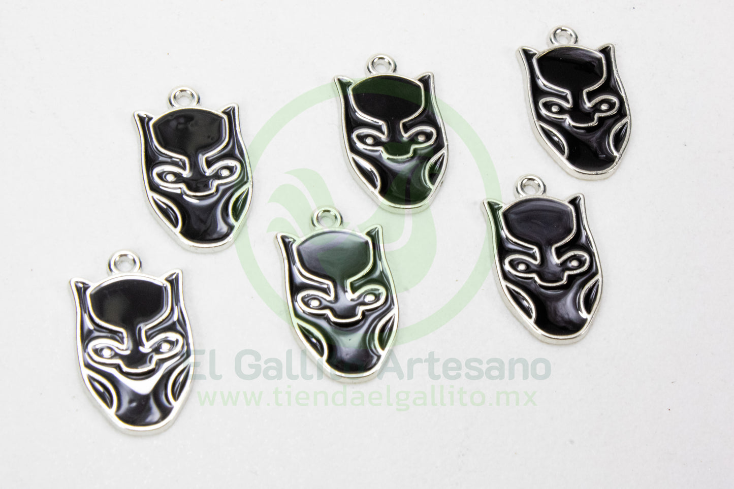 Dije #1 Esmaltado | Black Panther