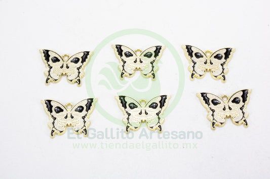 Dije #1 Esmaltado | Mariposa Calavera
