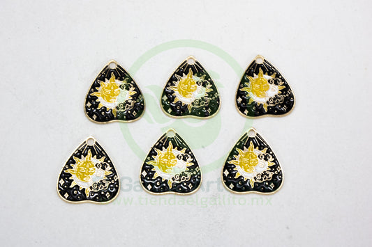 Dije #1 Esmaltado | Corazón Luna