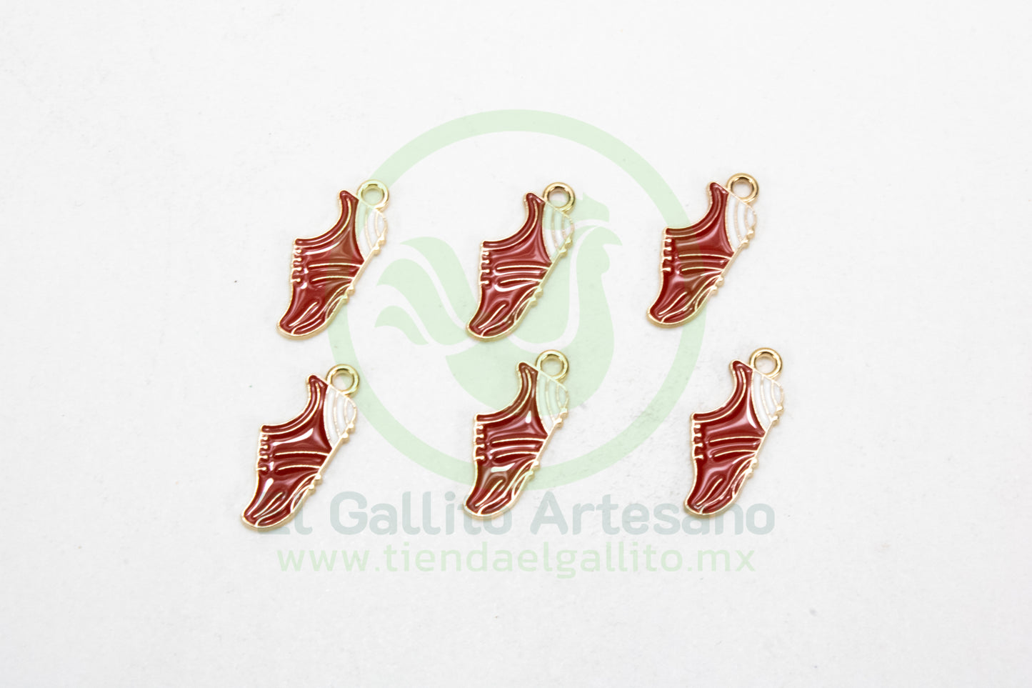 Dije #1 Esmaltado | Tennis Rojo