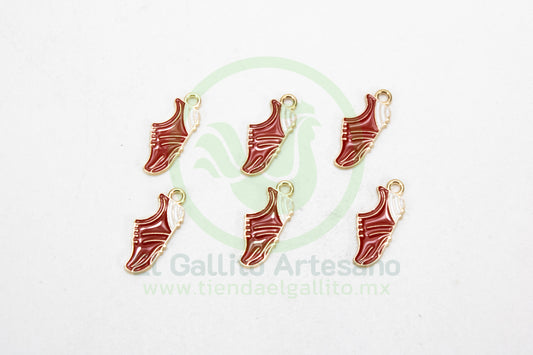 Dije #1 Esmaltado | Tennis Rojo